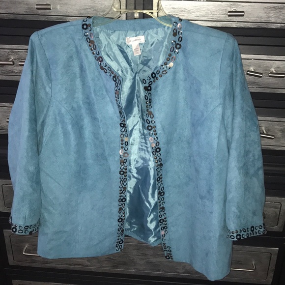 18/20 Dressbarn 3/4 sleeve blazer - Picture 1 of 8